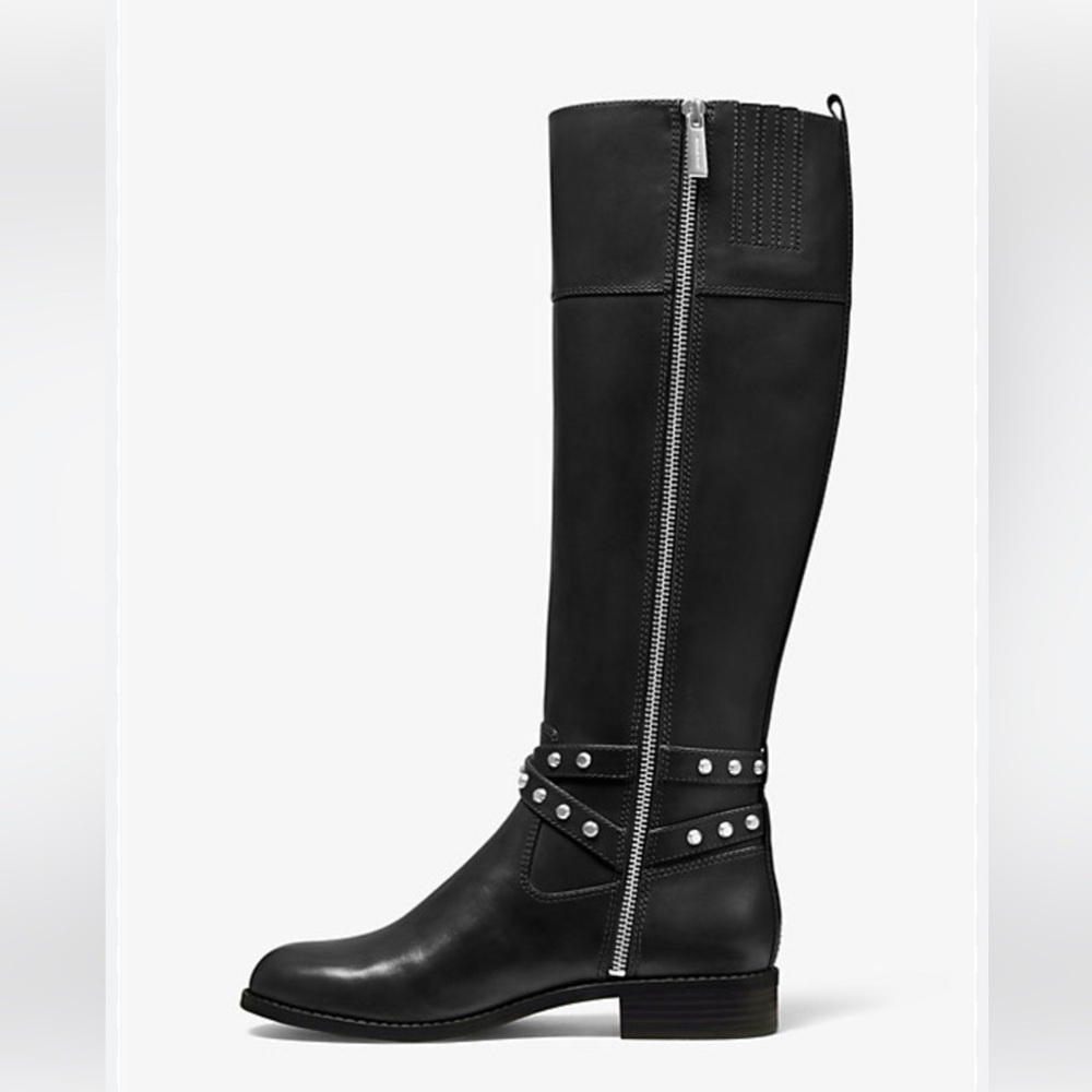 New Michael Kors.Preston studded leather boot. New. SZ 7.5 - Picture 3 of 3